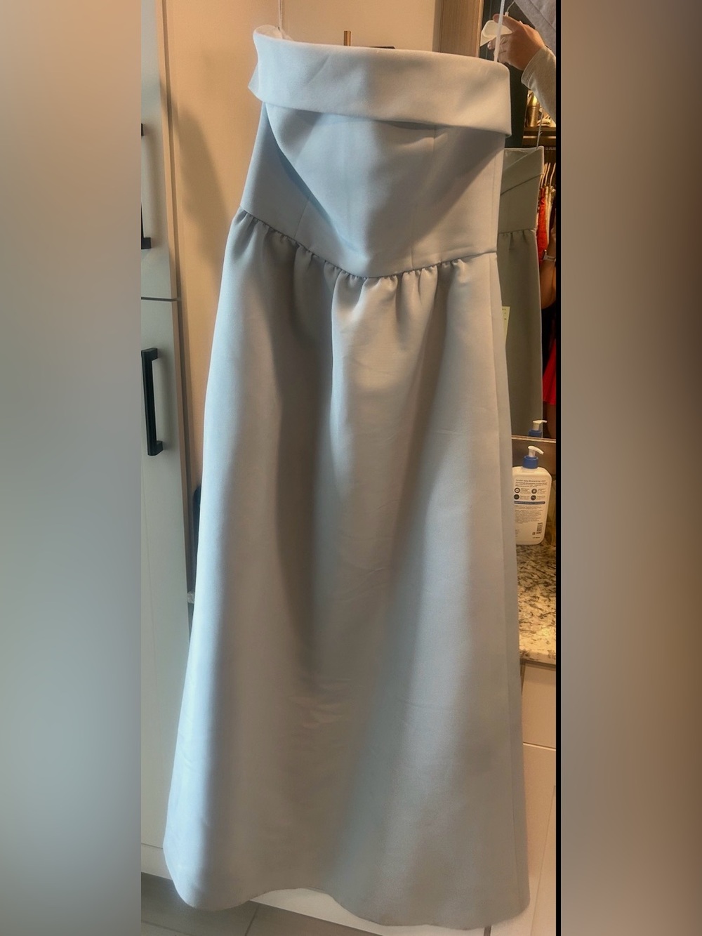 Amsale RENE dress in ICE